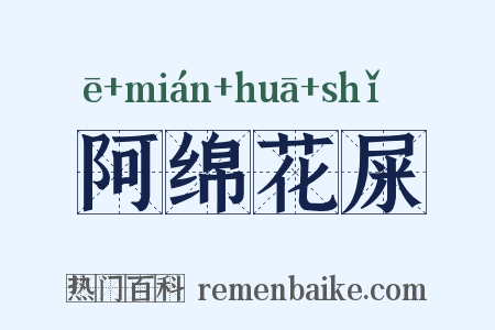 阿绵花屎是什么意思的图片